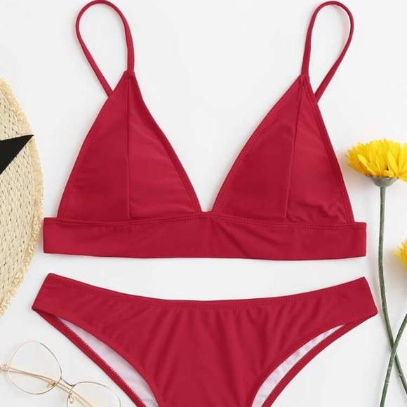 Other - Red triangle bikini